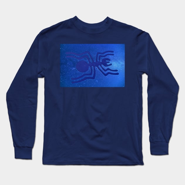 Nazca Spider Long Sleeve T-Shirt by AlexMir